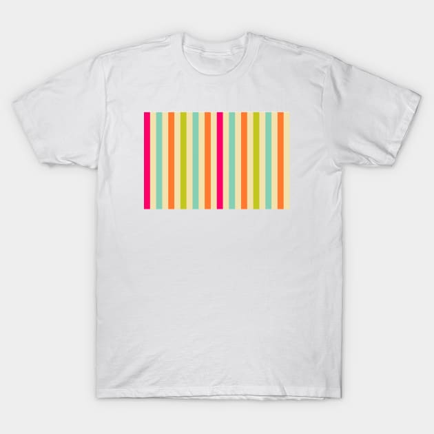 Rainbow Stripes T-Shirt by StripePatterns